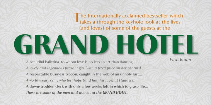 Astoria Classic Sans Family Font - Featured Image