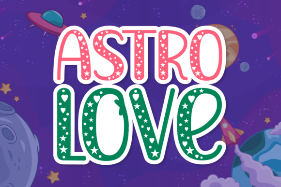 Astro Love Font - Featured Image