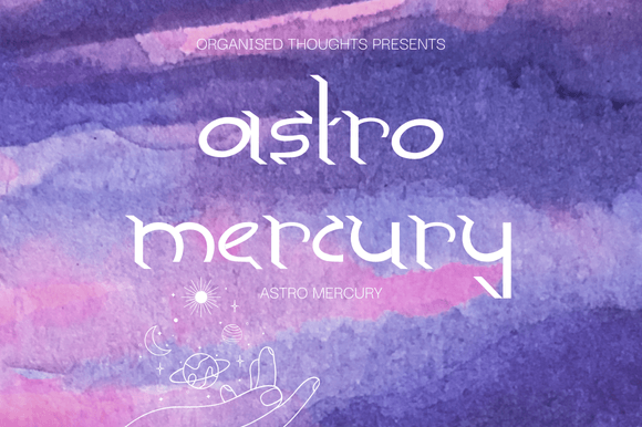 Astro Mercury Font - Featured Image