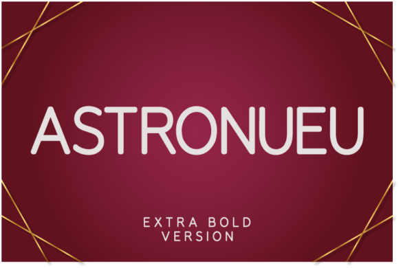 Astronueu Extra Bold Font - Featured Image