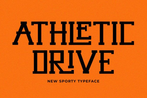 Athletic Drive Font - Featured Image