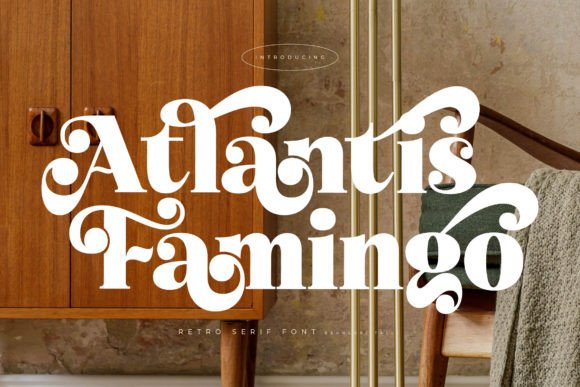 Atlantis Famingo Font - Featured Image