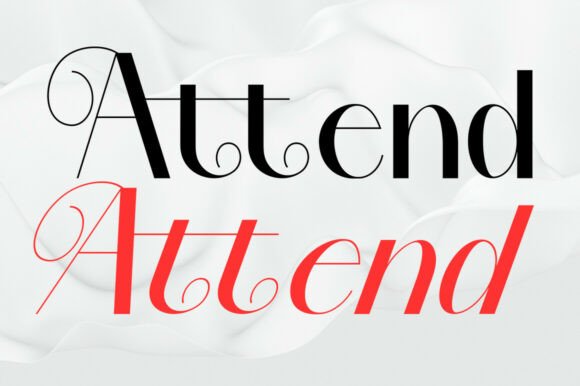 Attend Font - Featured Image