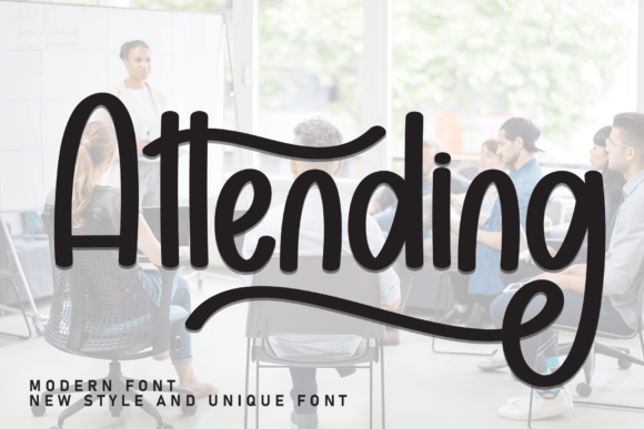 Attending Font - Featured Image