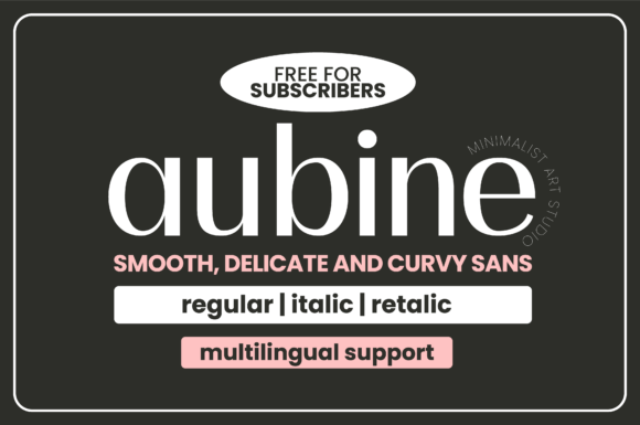 Aubine Font - Featured Image