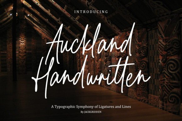 Auckland Handwritten Font - Featured Image
