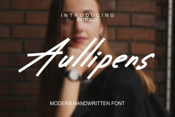 Aullipens Font - Featured Image