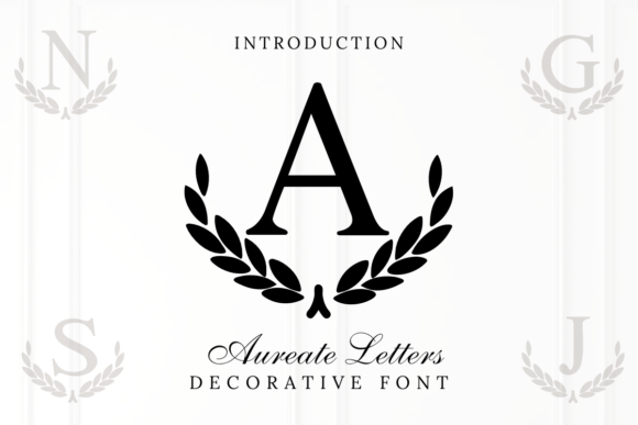 Aureate Letters Font - Featured Image