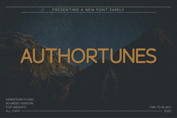 Authortunes Rounded Font - Featured Image