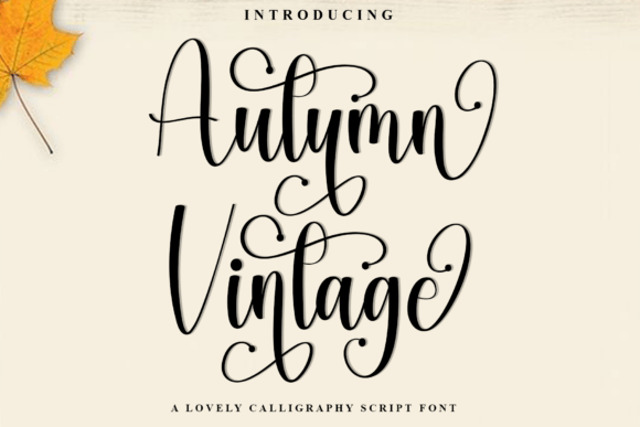 Autumn Vintage Font - Featured Image