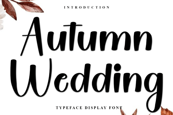 Autumn Wedding Font - Featured Image