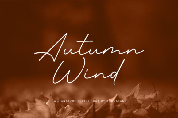Autumn Wind Font - Featured Image
