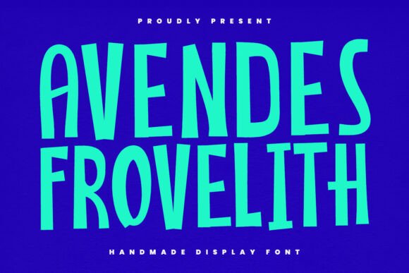Avendes Frovelith Font - Featured Image