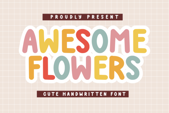 Awesome Flowers Font - Featured Image