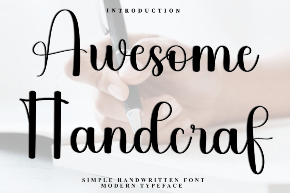 Awesome Handcraf Font - Featured Image