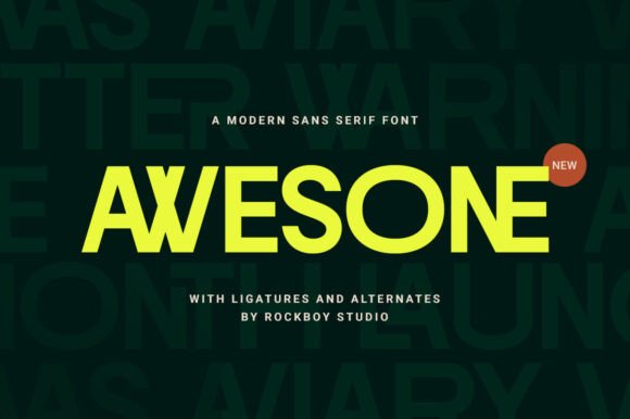 Awesone Font - Featured Image
