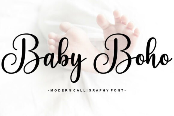 Baby Boho Font - Featured Image