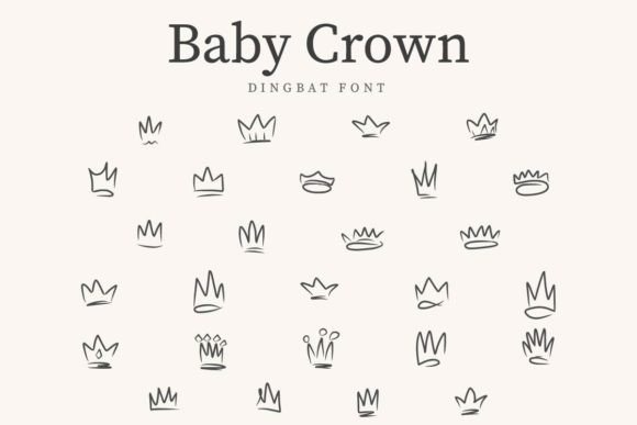 Baby Crown Font - Featured Image