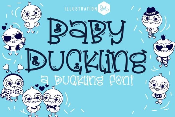 Baby Duckling Font - Featured Image