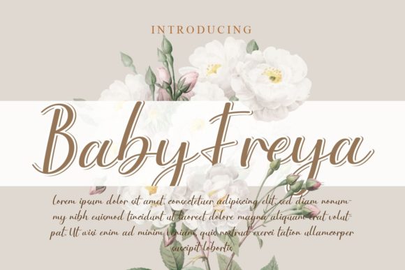 Baby Freya Font - Featured Image