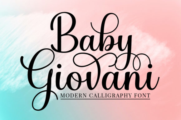 Baby Giovani Script Font - Featured Image