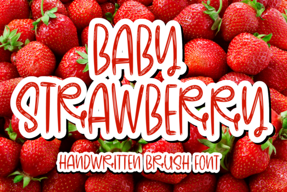 Baby Strawberry Font - Featured Image