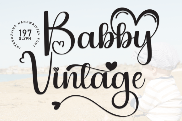 Baby Vintage Font - Featured Image