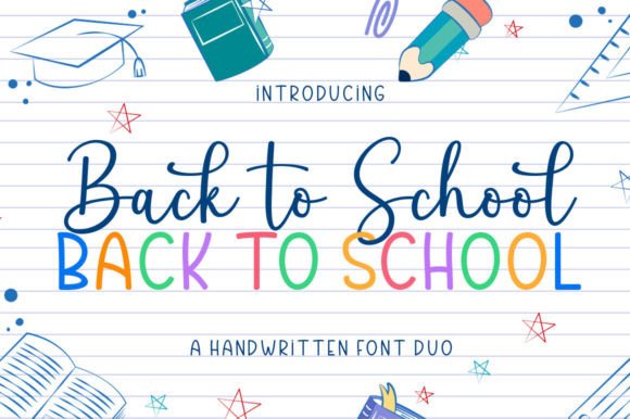 Back to School Duo Font - Featured Image