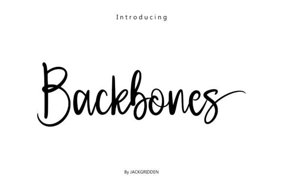 Backbones Font - Featured Image