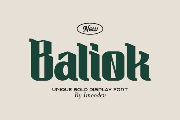 Baliok Font - Featured Image