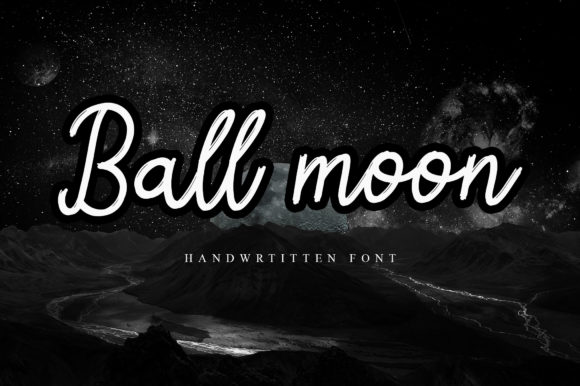 Ball Moon Font - Featured Image
