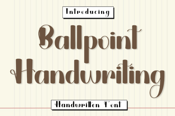 Balpoint Handwriting Font - Featured Image