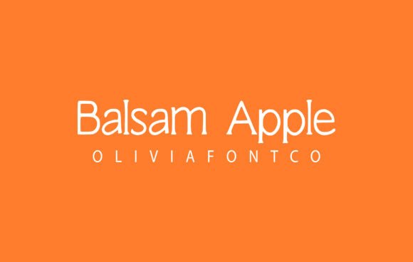 Balsam Apple Font - Featured Image