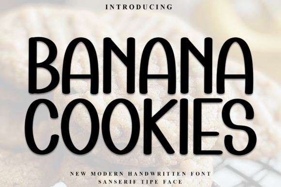 Banana Cookies Font - Featured Image