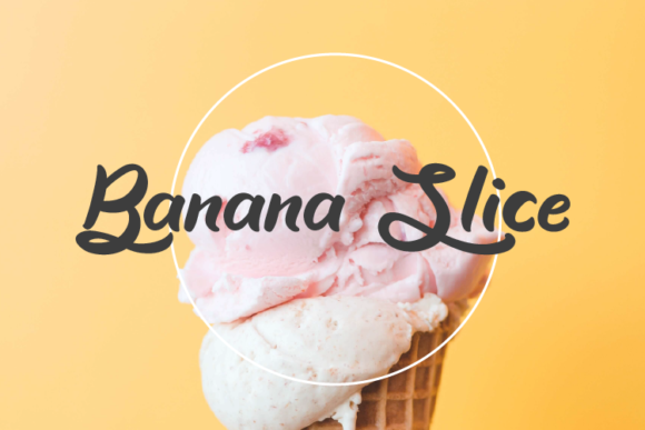 Banana Slice Font - Featured Image