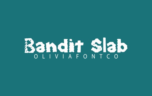 Bandit Slab Font - Featured Image