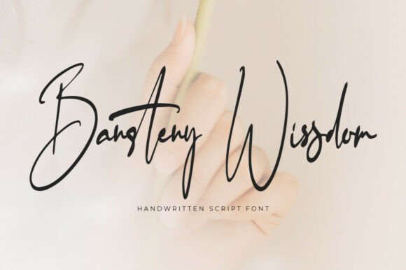 Bansteny Wissdom Font - Featured Image