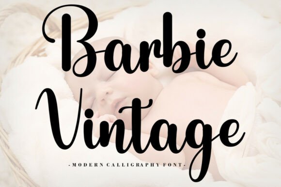 Barbie Vintage Font - Featured Image