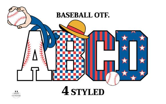 Baseball Bundle Font - Featured Image