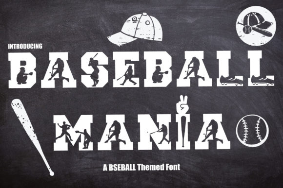 Baseball Mania Font - Featured Image