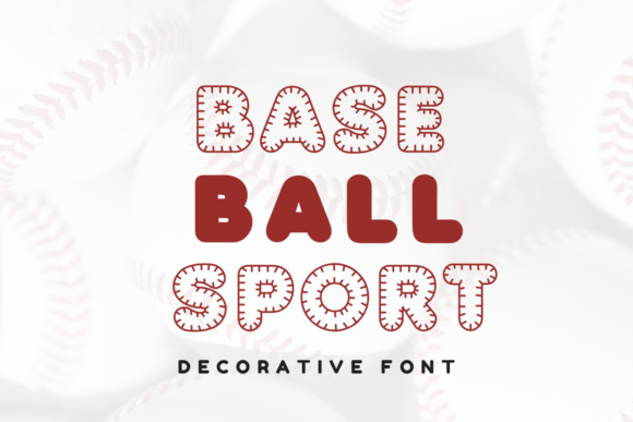Baseball Sport Font - Featured Image