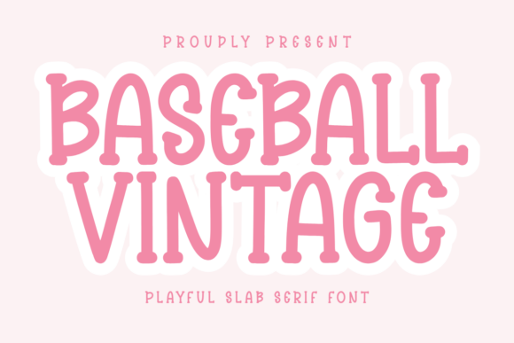 Baseball Vintage Font - Featured Image