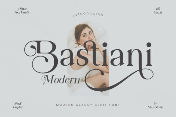 Bastiani Modern Font - Featured Image