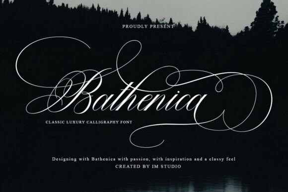 Bathenica Font - Featured Image