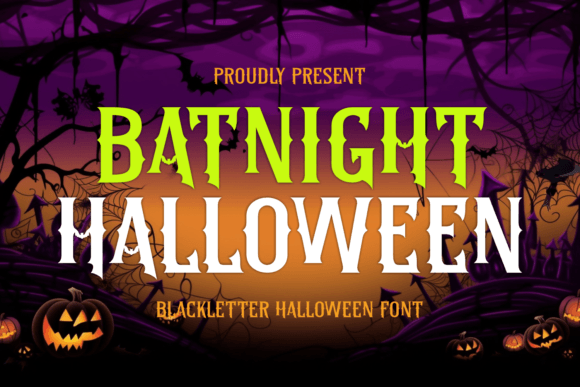 Batnight Halloween Font - Featured Image