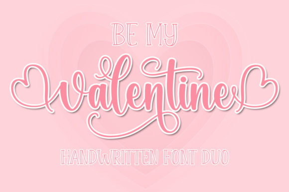 Be My Valentine Font - Featured Image