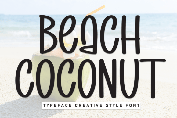 Beach Coconut Font - Featured Image