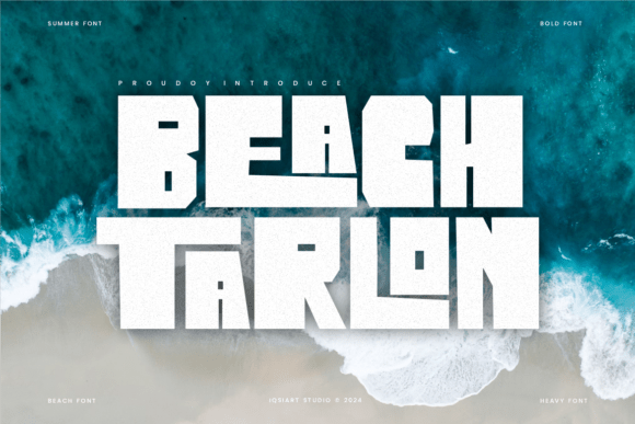 Beach Tarlon Font - Featured Image