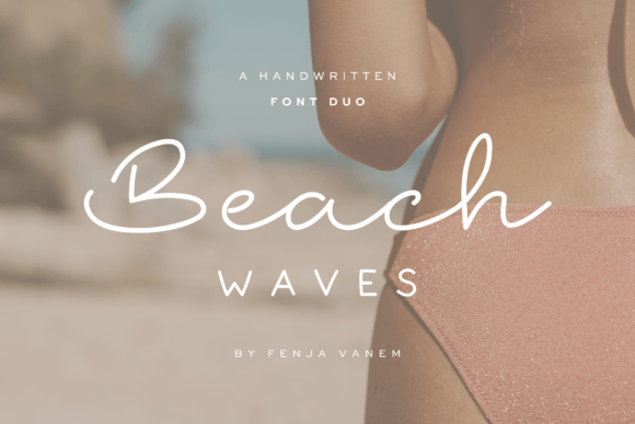 Beach Waves Duo Font - Featured Image
