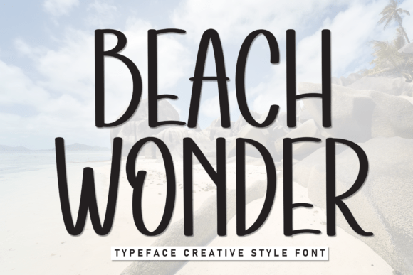 Beach Wonder Font - Featured Image